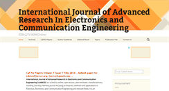Desktop Screenshot of ijarece.org